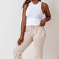 Laila Loungewear Jogger Bottoms- Stone