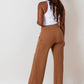 *CLEARANCE* Side Zipper High Waisted Wide Leg