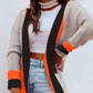 *CLEARANCE* Merci Contrast Longline Knitted Cardigan